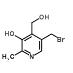 CAS#: 42529-20-4， 5-(Bromomethyl)-4-(Hydroxymethyl)-2-Methyl-3-Pyridinol