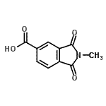 CAS#: 42710-39-4， 2-Methyl-1,3-Dioxo-5-Isoindolinecarboxylic Acid
