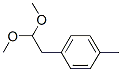 结构式 CAS# 42866-91-1, 1-(2,2-二甲氧基乙基)-4-甲基苯