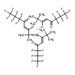 结构式 CAS# 42942-19-8, 镨三[(3Z)-6,6,7,7,8,8,8-七氟-2,2-二甲基-5-氧代-3-辛烯-3-醇]