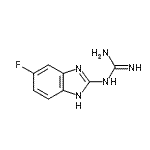 CAS 登录号：43004-91-7， 1-(5-氟-1H-苯并咪唑-2-基)胍