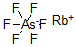 结构式 CAS# 43023-95-6, 六氟砷酸铷