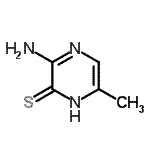 CAS#: 43029-07-8， 3-Amino-6-Methyl-2(1H)-Pyrazinethione