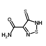 CAS 登录号：43200-63-1， 4-硫代-4,5-二氢-1,2,5-噻二唑-3-甲酰胺