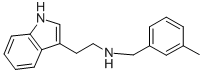 结构式 CAS# 436099-76-2, [2-(1H-吲哚-3-基)-乙基]-(3-甲基-苄基)-胺