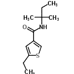 CAS#: 438216-34-3， 5-Ethyl-N-(2-Methyl-2-Butanyl)-3-Thiophenecarboxamide