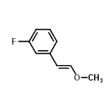 CAS#: 438585-93-4， 1-Fluoro-3-[(E)-2-Methoxyvinyl]Benzene