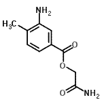 CAS#: 438595-66-5， 2-Amino-2-Oxoethyl 3-Amino-4-Methylbenzoate