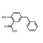 CAS 登录号：4386-41-8， 5-苄基-2-羟基苯甲酸
