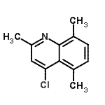 CAS 登录号：439147-95-2， 4-氯-2,5,8-三甲基喹啉