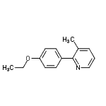 CAS#: 445218-65-5， 2-(4-Ethoxyphenyl)-3-Methylpyridine