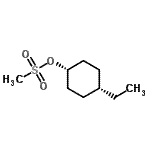 CAS 登录号：446064-76-2， 顺式-4-乙基环己基甲烷磺酸酯
