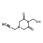 CAS#: 455311-32-7， 1-(Hydroxymethyl)-4-(2-Propyn-1-Yl)-2,6-Piperazinedione