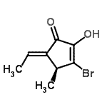 CAS#: 462116-80-9， (4S,5E)-3-Bromo-5-Ethylidene-2-Hydroxy-4-Methyl-2-Cyclopenten-1-One