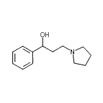 CAS 登录号：4641-67-2， 1-苯基-3-吡咯烷-1-基-丙-1-醇