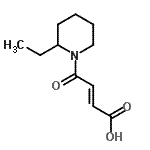 CAS 登录号：464223-84-5， (2E)-4-(2-乙基-1-哌啶基)-4-氧代-2-丁烯酸