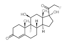 CAS 登录号：472-24-2， (8S,9R,10S,11S,13S,14S,17R)-9-氟-17-(2-氟乙酰基)-11,17-二羟基-10,13-二甲基-1,2,6,7,8,11,12,14,15,16-十氢环戊烯并[a]菲-3-酮