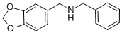 structure of CAS# 4720-73-4, Benzo[1,3]Dioxol-5-Ylmethyl-Benzyl-Amine;1,3-Benzodioxol-5-Ylmethyl-(Phenylmethyl)Ammonium;1,3-Benzodioxol-5-Ylmethyl-(Benzyl)Ammonium;Zinc00250766