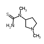 CAS#: 473707-15-2， 1-Methyl-1-(1-Methyl-3-Pyrrolidinyl)Thiourea