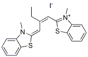 CAS#: 47450-63-5， 3-Methyl-2-[2-[(3-Methyl-3H-Benzothiazol-2-Ylidene)Methyl]But-1-Enyl]Benzothiazolium Iodide