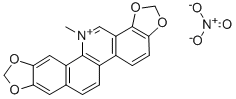 结构式 CAS# 4752-86-7, 血根碱硝酸盐