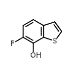 CAS#: 476199-32-3， 6-Fluorobenzothiophen-7-Ol