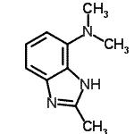 CAS 登录号：476689-95-9， N,N,2-三甲基-1H-苯并咪唑-4-胺