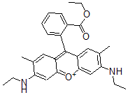 CAS#: 47724-48-1， 9-(2-(Ethoxycarbonyl)phenyl)-3,6-bis(ethylamino)-2,7-dimethyl-Xanthylium molybdatephosphate