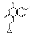 CAS#: 477933-12-3， 1-(2-Cyclopropylethyl)-6-Fluoro-2H-3,1-Benzoxazine-2,4(1H)-Dione
