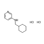 CAS#: 478909-62-5， N-(Cyclohexylmethyl)-3-Pyridinamine Dihydrochloride