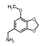 CAS 登录号：478977-40-1， 1-(7-甲氧基-1,3-苯并二氧戊环-5-基)甲胺