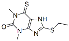 CAS 登录号：4791-35-9， 8-(乙硫基)-3,7-二氢-1,3-二甲基-6-硫代-1H-嘌呤-2(6H)-酮