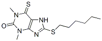 CAS#: 4791-38-2， 6,7-Dihydro-1,3-Dimethyl-8-(Hexylthio)-6-Thioxo-1H-Purin-2(3H)-One