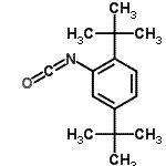 CAS#: 480438-99-1， 2-Isocyanato-1,4-Bis(2-Methyl-2-Propanyl)Benzene