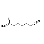 结构式 CAS# 485320-18-1, 7-氯-7-辛烯腈