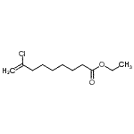 结构式 CAS# 485320-23-8, 乙基8-氯-8-壬烯酸酯