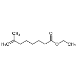 结构式 CAS# 485320-27-2, 乙基7-甲基-7-辛烯酸酯