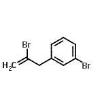 结构式 CAS# 485320-31-8, 1-溴-3-(2-溴-2-丙烯-1-基)苯