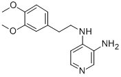 CAS#: 495-05-6， 4-[(3,4-Dimethoxyphenethyl)Amino]Pyridin-3-Amine