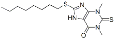 CAS#: 4951-42-2， 1,2,3,7-Tetrahydro-1,3-Dimethyl-8-(Octylthio)-2-Thioxo-6H-Purin-6-One