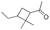CAS 登录号：4951-97-7， 1-(3-乙基-2,2-二甲基环丁基)乙酮