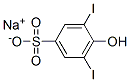 CAS 登录号：49558-23-8， 4-羟基-3,5-二碘苯磺酸钠