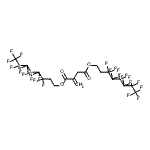 CAS#: 49676-56-4， Bis(3,3,4,4,5,5,6,6,7,7,8,8,8-Tridecafluorooctyl) 2-Methylenesuccinate