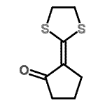 CAS#: 49696-17-5， 2-(1,3-Dithiolan-2-Ylidene)Cyclopentanone