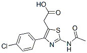 CAS#: 49779-96-6， 2-(Acetylamino)-4-(4-Chlorophenyl)Thiazole-5-Acetic Acid