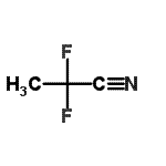 结构式 CAS# 49781-49-9, 2,2-二氟丙烷腈