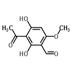 CAS 登录号：497949-65-2， 3-乙酰基-2,4-二羟基-6-甲氧基苯甲醛