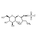 CAS#: 499-24-1， 1-S-[(1E)-2-Methyl-N-(sulfonatooxy)butanimidoyl]-1-thio-beta-D-glucopyranose