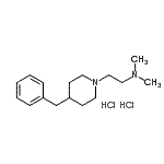 CAS 登录号：4991-68-8， 2-(4-苄基-1-哌啶基)-N,N-二甲基乙胺二盐酸盐