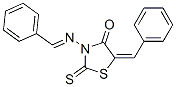 CAS 登录号：4992-30-7， 5-苄亚基-3-[(苄亚基)氨基]-2-硫代-4-噻唑烷酮